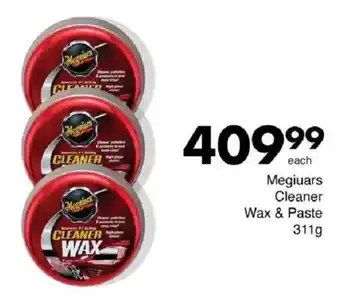 Save Megiuars Cleaner Wax & Paste offer