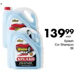 Save Splash Car Shampoo offer