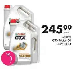 Save Castrol GTX Motor Oil 20W-50 offer