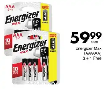 Save Energizer Max AA/AAA offer