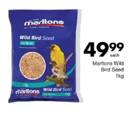 Save Marltons Wild Bird Seed offer