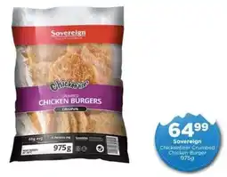 Check Star Sovereign Chickentizer Crumbed, Chicken Burger offer