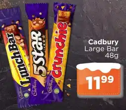 Check Star Cadbury Large Bar offer