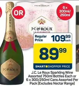 Pick n Pay J.C. Le Roux Sparkling Wine Assorted Bottles or Cans Assorted offer