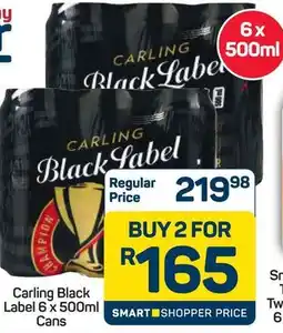 Pick n Pay Carling Black Label Cans offer