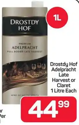 Pick n Pay Drostdy Hof Adelpracht Late Harvest or Claret offer
