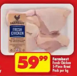 Shoprite Farmbest Fresh Chicken Braai Pack offer