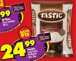 Shoprite Tastic Long Grain Parboiled Rice offer