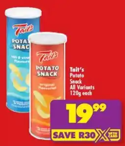 Shoprite Tait's Potato Snack All Variants offer