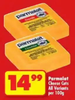 Shoprite Parmalat Cheese Cuts All Variants offer