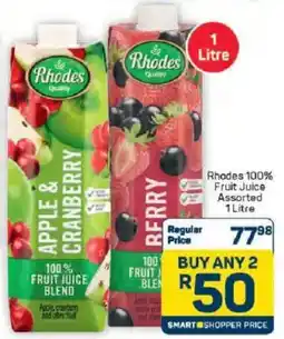 Pick n Pay Hypermarket Rhodes 100% Fruit Juice Assorted offer