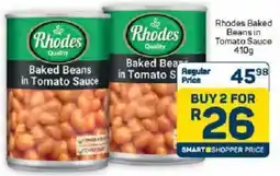 Pick n Pay Hypermarket Rhodes Baked Beans in Tomato Sauce offer