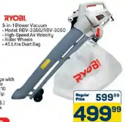Pick n Pay Hypermarket Ryobi 3-in-1 Blower Vacuum offer