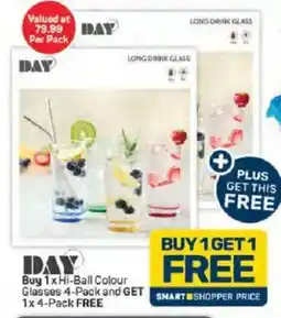 Pick n Pay Hypermarket Day Hi-Ball Colour Glasses offer