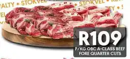 OBC Meat & Chicken Obc A-class beef fore quarter cuts offer