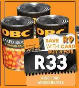 OBC Meat & Chicken Obc baked beans offer