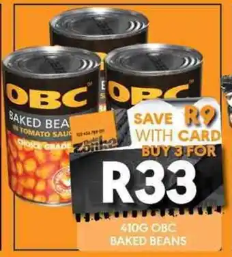 OBC Meat & Chicken Obc baked beans offer
