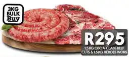 OBC Meat & Chicken Obc A-class beef cuts & heroes wors offer