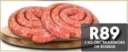 OBC Meat & Chicken Obc braaiwors or boabab offer