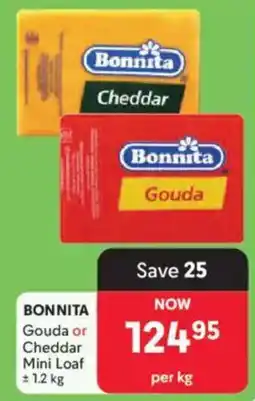 Makro Bonnita Gouda or Cheddar Mini Loaf offer