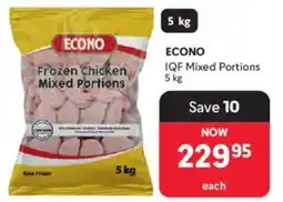 Makro Econo IQF Mixed Portions offer