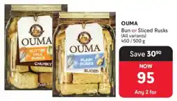 Makro Ouma Bun or Sliced Rusks offer