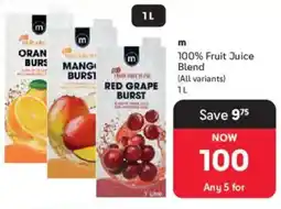 Makro m 100% Fruit Juice Blend offer