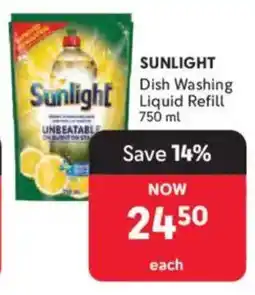 Makro Sunlight Dish Washing Liquid Refill offer