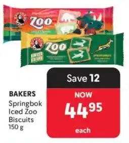Makro Bakers Springbok Iced Zoo Biscuits offer