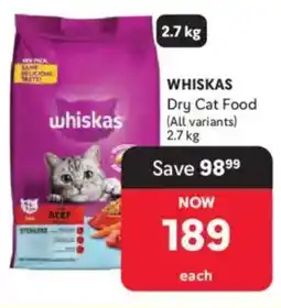 Makro Whiskas Dry Cat Food offer