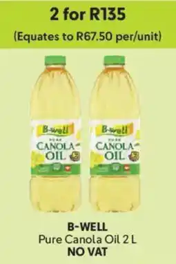Makro B-well Pure Canola Oil offer