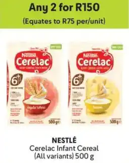 Makro Nestlé Cerelac Infant Cereal offer