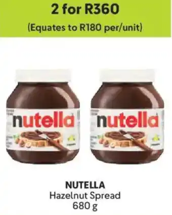 Makro Nutella Hazelnut Spread offer