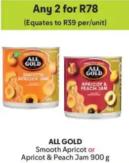 Makro All Gold Smooth Apricot or Apricot & Peach Jam offer