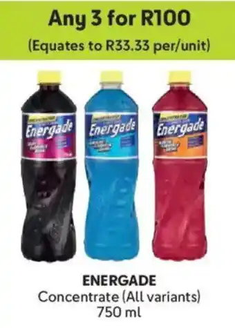 Makro Energade Concentrate offer