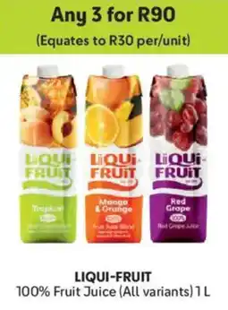 Makro Liqui-fruit 100% Fruit Juice offer