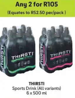 Makro Thirsti Sports Drink offer
