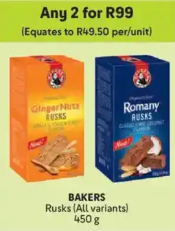 Makro Bakers Rusks offer