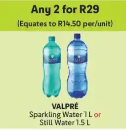 Makro Valpré Sparkling Water or Still Water offer