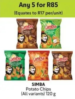 Makro Simba Potato Chips offer