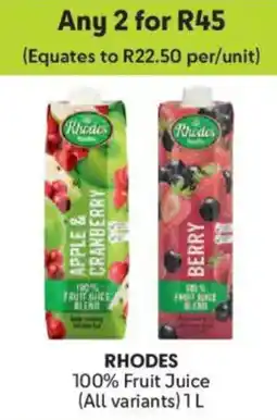Makro Rhodes 100% Fruit Juice offer