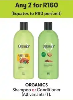 Makro Organics Shampoo or Conditioner offer