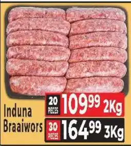 Supa Store Induna Braaiwors offer