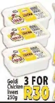 Supa Store Goldi Chicken livers 250g offer