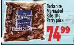 Supa Store Berkshire Marinated Ribs 1Kg Party pack offer