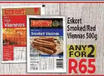 Supa Store Eskort Smoked/Red Viennas 500g offer