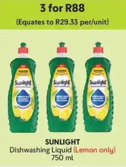 Makro Sunlight Dishwashing Liquid offer