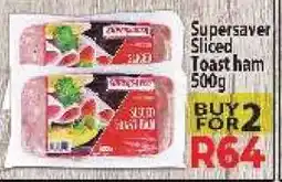 Supa Store Supersaver Sliced Toast Ham 500g offer