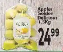 Supa Store Apples Golden Delicious 1.5kg offer