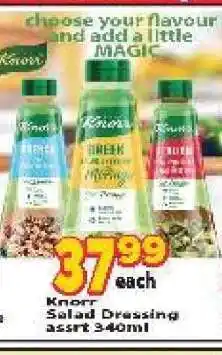 Supa Store Knorr Salad Dressing offer